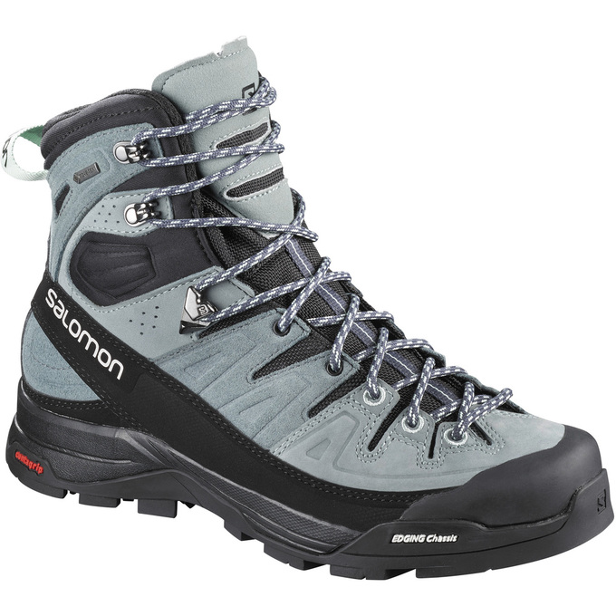 Salomon Israel X ALP HIGH LTR GTX® W - Womens Hiking Boots - Light Turquoise/Black (BQRY-31540)